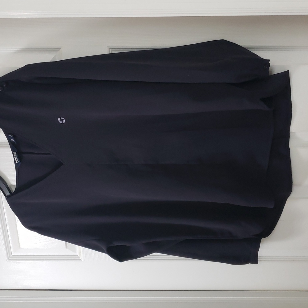 Chase bank Navy Blue Blouse